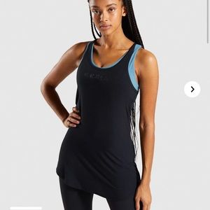 Gymshark black studio vest